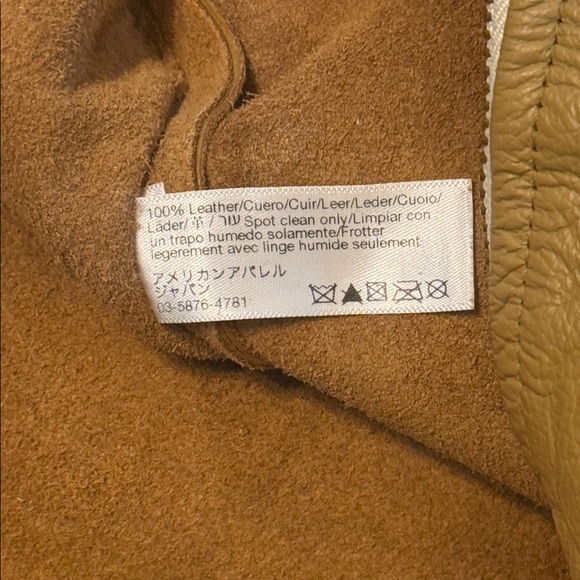 American Apparel Leather Pouch Clutch Large Made in USA - Picture 5 of 11